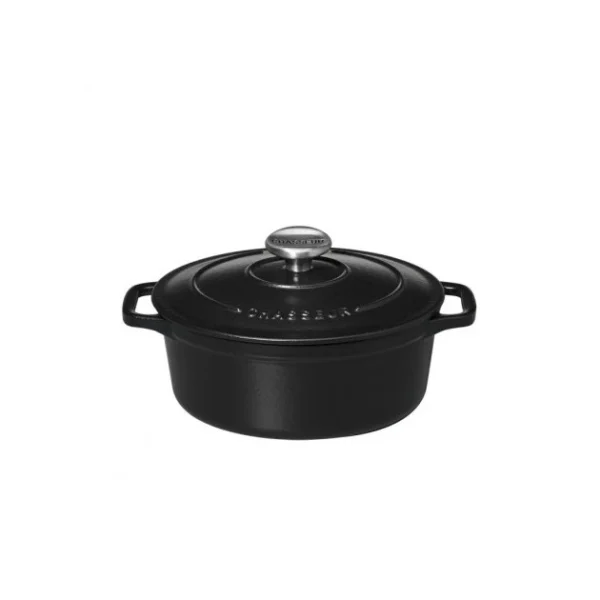 Cocotte En Fonte Ovale 17 Cm Noir Mat Chasseur mode pas chere 3