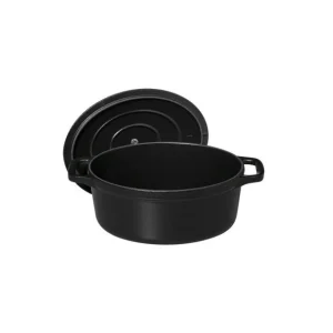 Cocotte En Fonte Ovale 17 Cm Noir Mat Chasseur mode pas chere 11