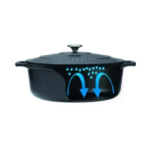 Cocotte En Fonte Ovale 25 Cm Caviar Chasseur acheter 15