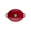 grande marque pas cher Cocotte En Fonte Ovale 25 Cm Rouge Chasseur 17