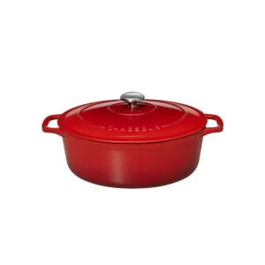 Paiement sécurisé Cocotte En Fonte Ovale 25 Cm Rubis Chasseur 10