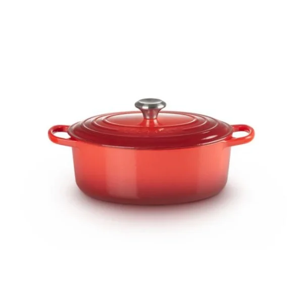 Cocotte En Fonte Ovale 27 Cm Cerise Le Creuset Signature pas cher 3