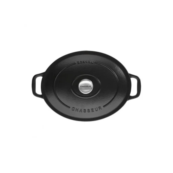 Cocotte En Fonte Ovale 27 Cm Noir Mat Chasseur Livraison internationale 1