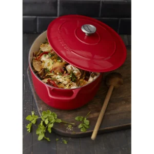 Cocotte En Fonte Ovale 27 Cm Rouge Chasseur meilleur cadeau 13