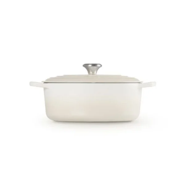 Cocotte En Fonte Ovale 29 Cm Meringue Signature Le Creuset boutique paris 3