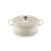 Cocotte En Fonte Ovale 29 Cm Meringue Signature Le Creuset boutique paris 14