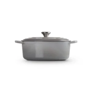 Cocotte En Fonte Ovale 29 Cm Mist Grey Le Creuset Signature à prix promos 9