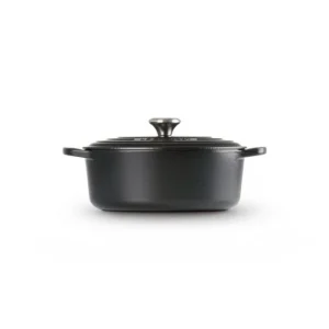 Cocotte En Fonte Ovale 29 Cm Noir Mat Le Creuset Signature prix le plus bas 9