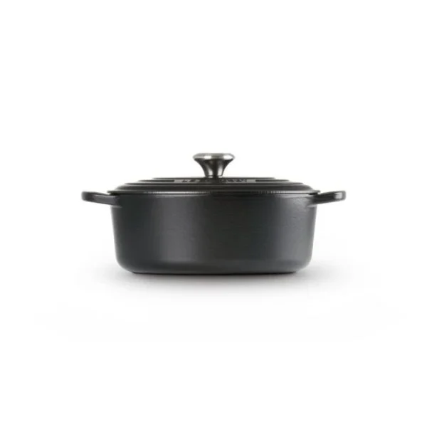 Cocotte En Fonte Ovale 29 Cm Noir Mat Le Creuset Signature prix le plus bas 3