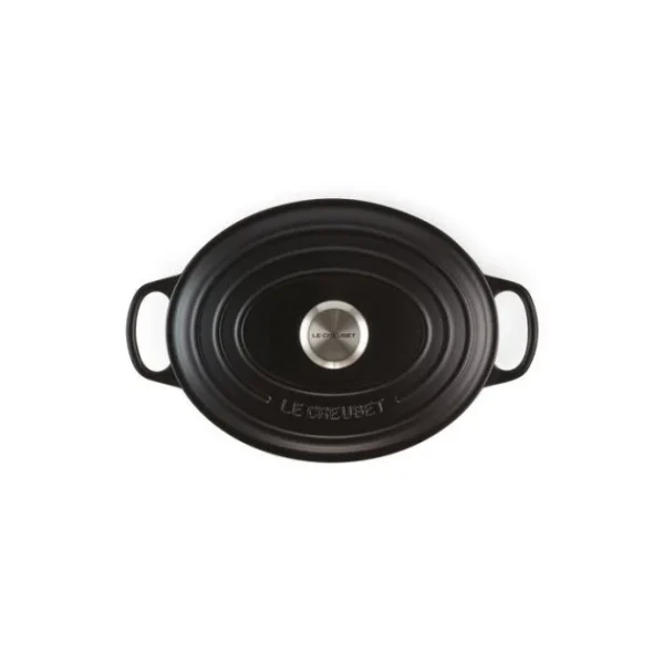 Cocotte En Fonte Ovale 29 Cm Noir Mat Le Creuset Signature prix le plus bas 4