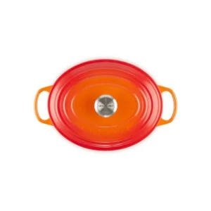 Cocotte En Fonte Ovale 29 Cm Volcanique Le Creuset Signature beauté 11