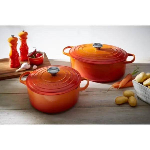 Cocotte En Fonte Ovale 29 Cm Volcanique Le Creuset Signature beauté 6