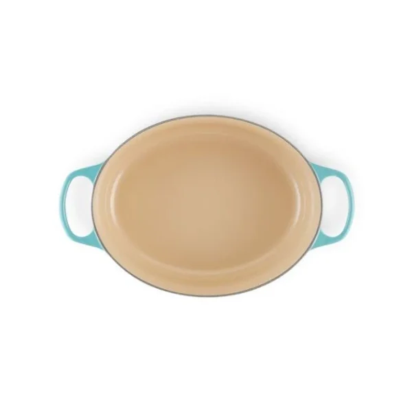 Cocotte En Fonte Ovale 31 Cm Caraïbes Le Creuset Signature en vente 5