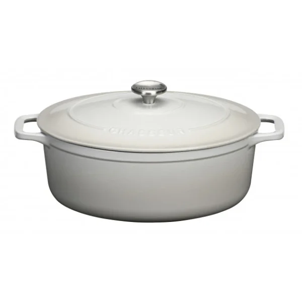 Cocotte En Fonte Ovale 33 Cm Macadamia Chasseur achat pas cher 3