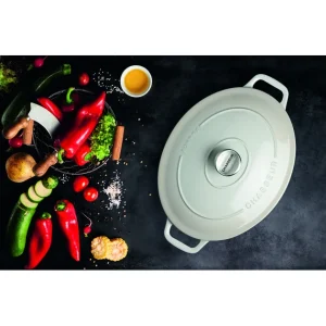 Cocotte En Fonte Ovale 33 Cm Macadamia Chasseur achat pas cher 10