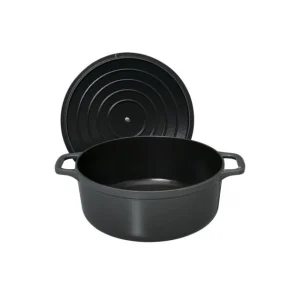 meilleure qualité Cocotte En Fonte Ronde 18 Cm Caviar Chasseur 11