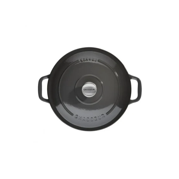 meilleure qualité Cocotte En Fonte Ronde 18 Cm Caviar Chasseur 1