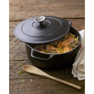 Cocotte En Fonte Ronde 18 Cm Noir Mat Chasseur Retour gratuit en magasin. 16