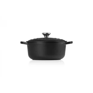 garantie de qualité Cocotte En Fonte Ronde 20 Cm Noir Mat Le Creuset Signature 10