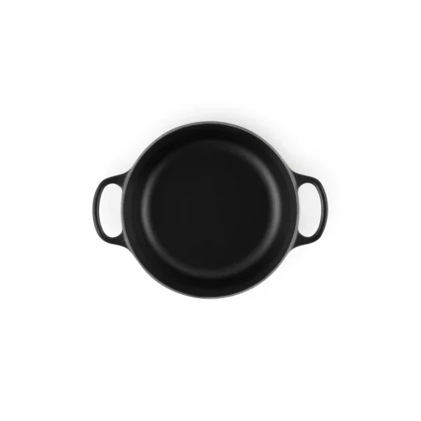 garantie de qualité Cocotte En Fonte Ronde 20 Cm Noir Mat Le Creuset Signature 5