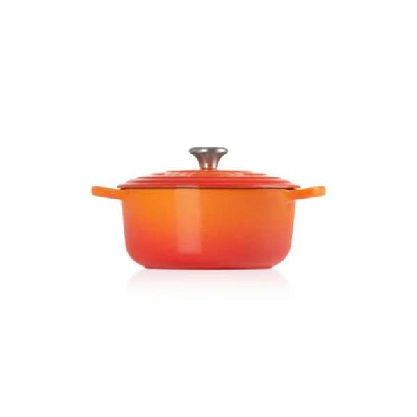 Cocotte En Fonte Ronde 20 Cm Volcanique Le Creuset Signature soldes en ligne 3