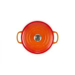 Cocotte En Fonte Ronde 20 Cm Volcanique Le Creuset Signature soldes en ligne 12