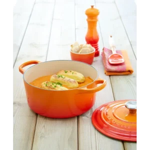 Cocotte En Fonte Ronde 20 Cm Volcanique Le Creuset Signature soldes en ligne 18