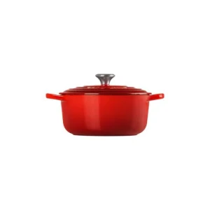 Livraison rapide Cocotte En Fonte Ronde 22 Cm Cerise Le Creuset Signature 10