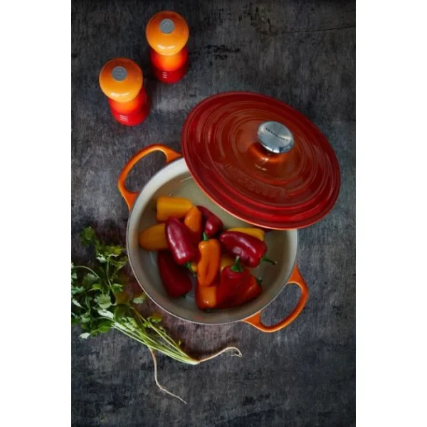 site pas cher Cocotte En Fonte Ronde 22 Cm Volcanique Le Creuset Signature 6