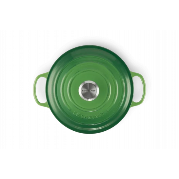 Dernières Nouveautés Cocotte En Fonte Ronde 24 Cm Bamboo Le Creuset Signature 4