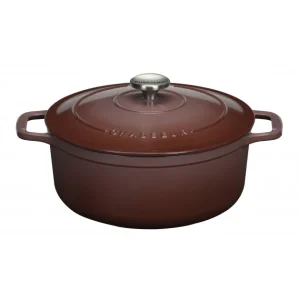 Cocotte En Fonte Ronde 24 Cm Bois De Rose Chasseur Retour Facile et Gratuit 7