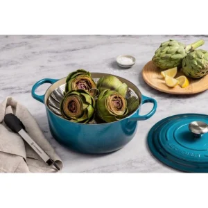 Cocotte En Fonte Ronde 24 Cm Deep Teal Le Creuset Signature Acheter Maintenant 18