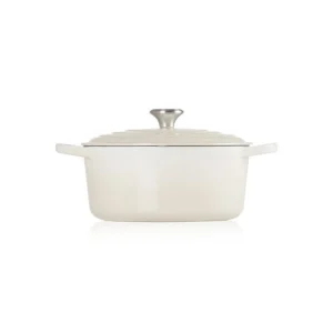 mode Cocotte En Fonte Ronde 24 Cm Meringue Signature Le Creuset 9