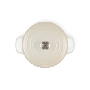 mode Cocotte En Fonte Ronde 24 Cm Meringue Signature Le Creuset 11