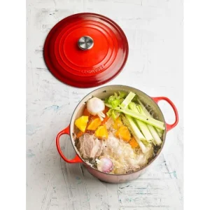 Vente Cocotte En Fonte Ronde 26 Cm Cerise Le Creuset Signature 16