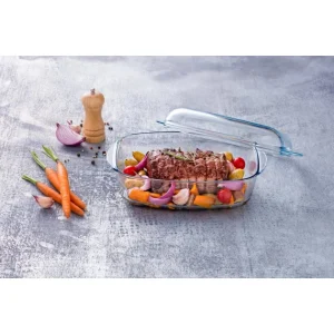 en solde Cocotte En Verre Rectangulaire 37 X 22 Cm 6,5 L Essentials Pyrex 18