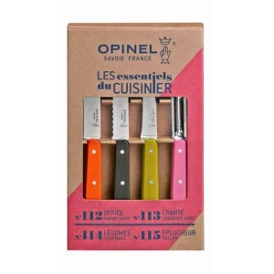 nouvelle saison Coffret 3 Couteaux De Cuisine Et Un Eplucheur Fifties Les Essentiels Opinel 6