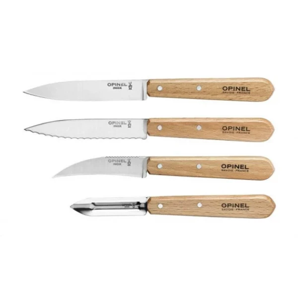 à prix promos Coffret 3 Couteaux De Cuisine Et Un Eplucheur Les Essentiels Opinel 1