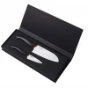 magasin paris Coffret Kyocera – 1 Couteau D’Office + 1 Santoku, Manche Noir 20