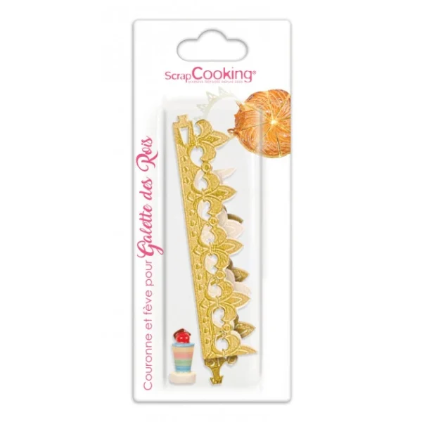 marques pas cher Couronne Et Fève Epiphanie Scrapcooking 1