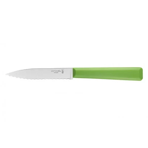 pas cher Couteau D’Office 10 Cm Cranté Vert Les Essentiels Opinel 1