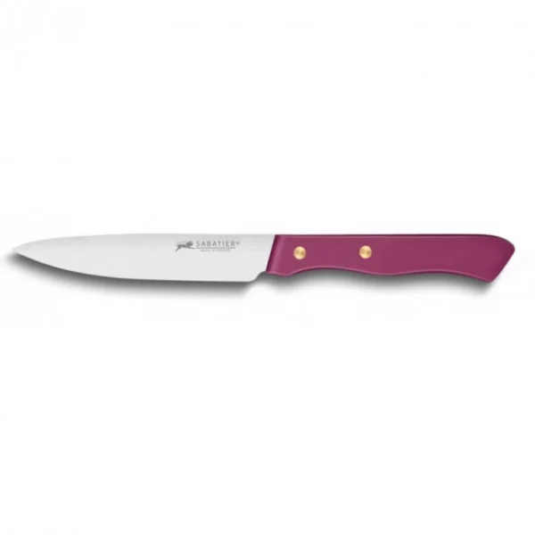 Couteau D’Office 10 Cm Sabatier Fuschia meilleur cadeau 1