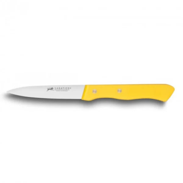 en ligne Couteau D’Office 8 Cm Sabatier Jaune 1