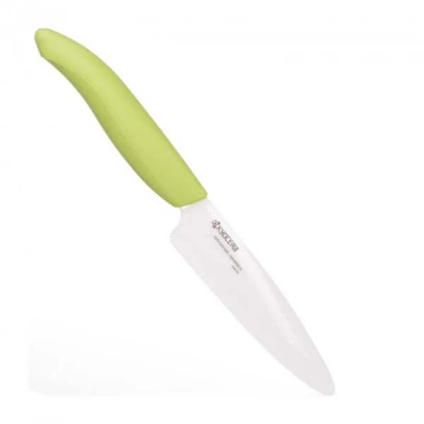 boutiqued pas cher Couteau D’Office Céramique 11 Cm Kyocera Vert 1