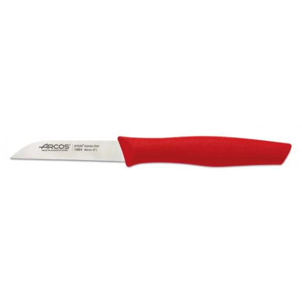 magasin Couteau D’Office Inox 8 Cm Rouge Arcos NOVA 1