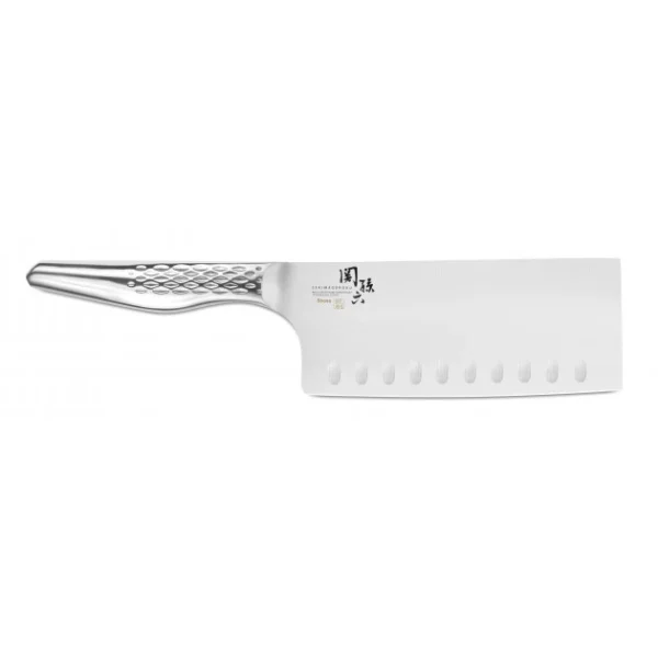 acheter en ligne Couteau De Chef Chinois Lame Alvéolée 16,5 Cm Seki Magoroku Shoso Kai 1