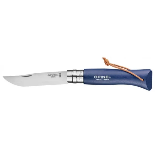 Top ventes Couteau De Poche Baroudeur Avec Etui Bleu Opinel 1