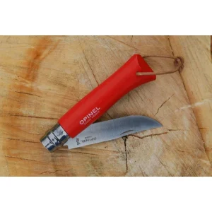 Couteau De Poche Baroudeur Avec Etui Rouge Opinel mode 16