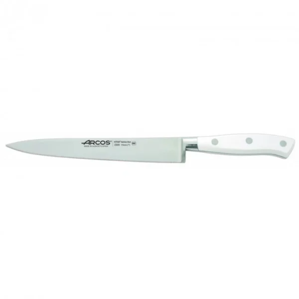 Couteau Filet De Sole 17 Cm Arcos RIVIERA Blanc marque pas cher 1