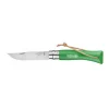 Couteau N°7 Baroudeur Vert Prairie Colorama Opinel comparez les prix 10